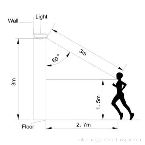 Motion-Activated Solar Wall/Garden Lamp